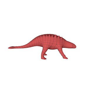 3d base mesh ankylosauria