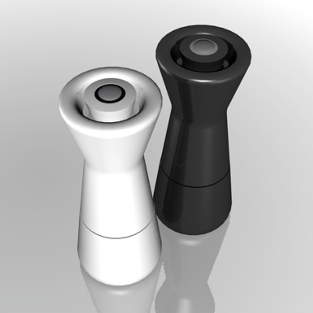 Set Salt Pepper Pots C4d Free