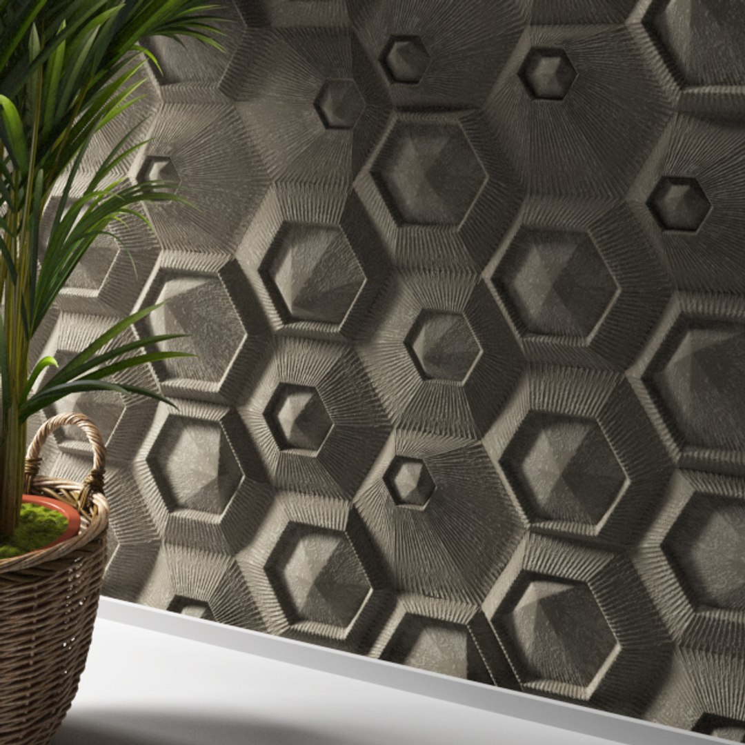 3D Panel Hxf-04 Hexagons - TurboSquid 1190528