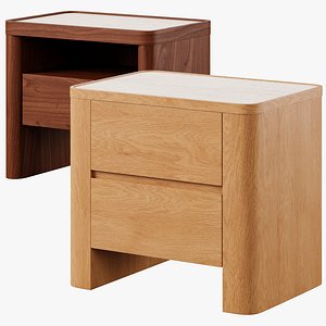 3D Bedside table Modesta and Stina model