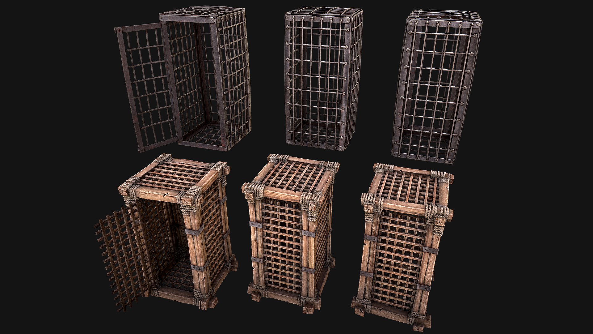 Medieval Prison Cells Model - TurboSquid 1988915