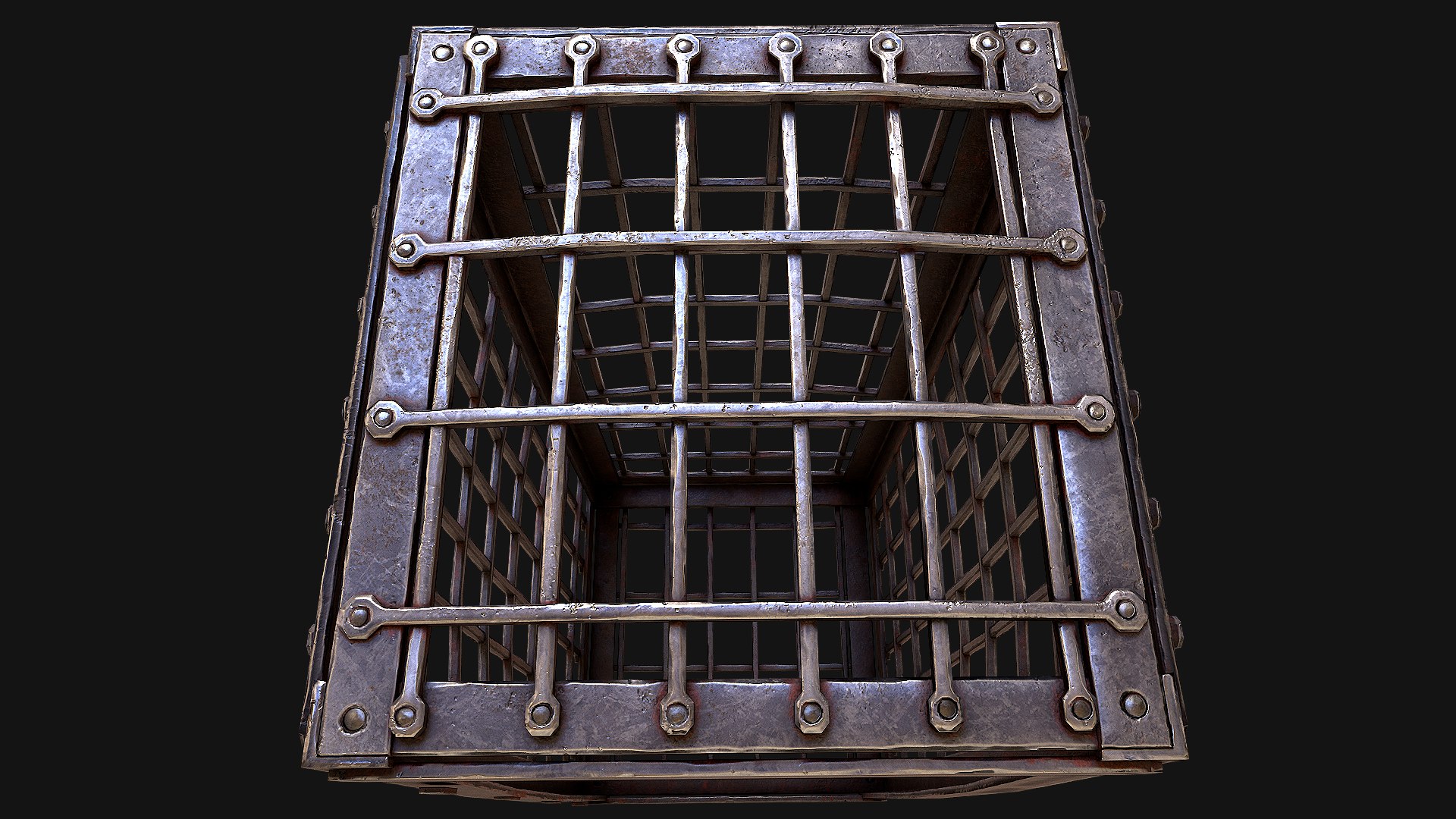 Medieval Prison Cells model https://p.turbosquid.com/ts-thumb/MQ/6hJXNc/gQ/ironcage18/png/1668683892/1920x1080/fit_q87/afee31be686c4061e34304c71b10c8283f8bc7a4/ironcage18.jpg