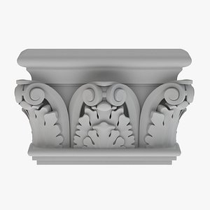 3D Pilaster Capital 001