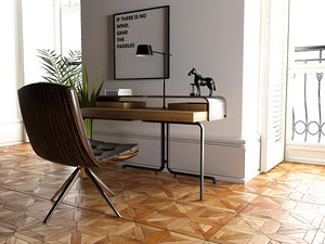 3D Home office 1210 model