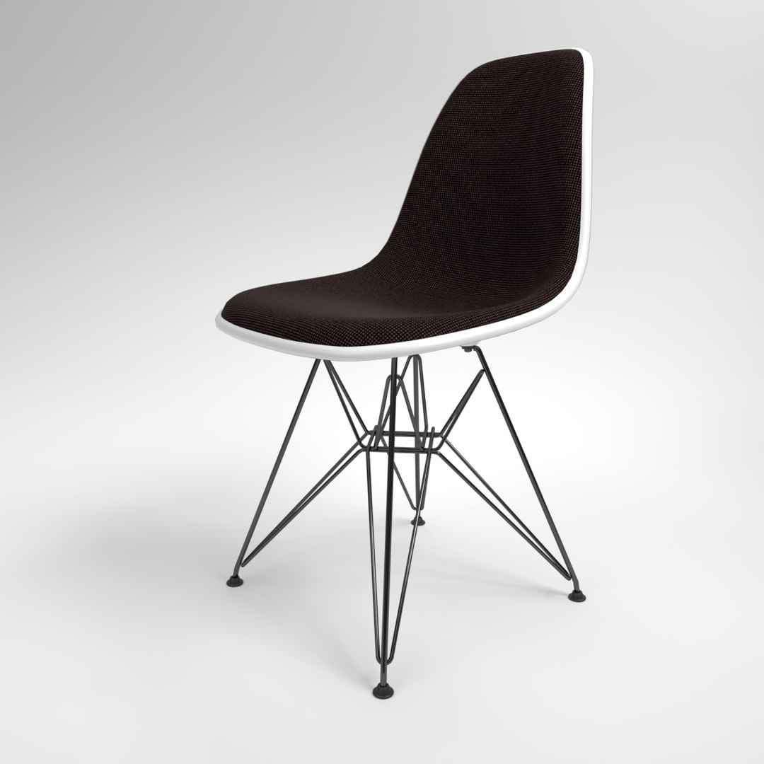 Interior Vitra Eames Plastic Chair 3D Model - TurboSquid 1256328