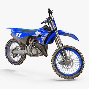 Yamaha YZ125 2022 Dirt Bike Rigged