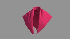 Women Scarf 3D model