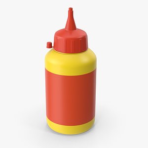 Yellow Glue Bottle