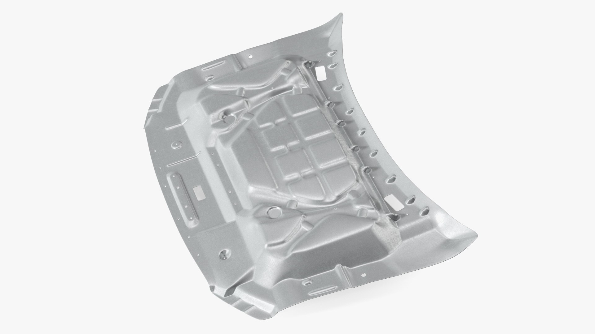 Pickup Truck Hood Disassembled 3D model preview