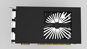3D model 1050 zotac gtx