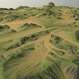 3D land landscape scape