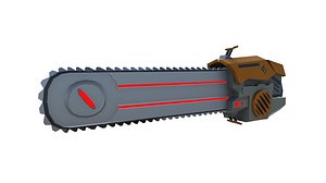 sci-fi weapon 3D model