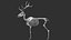 Red Deer Stag Elk VFX MUSCLE SIMULATION 3D