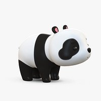 Cute Cartoon Panda Bear