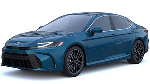 3D Toyota Camry XLE 2024 model