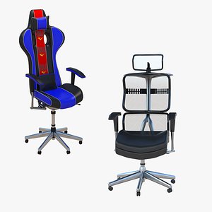 3D Office Chair and Game Seat