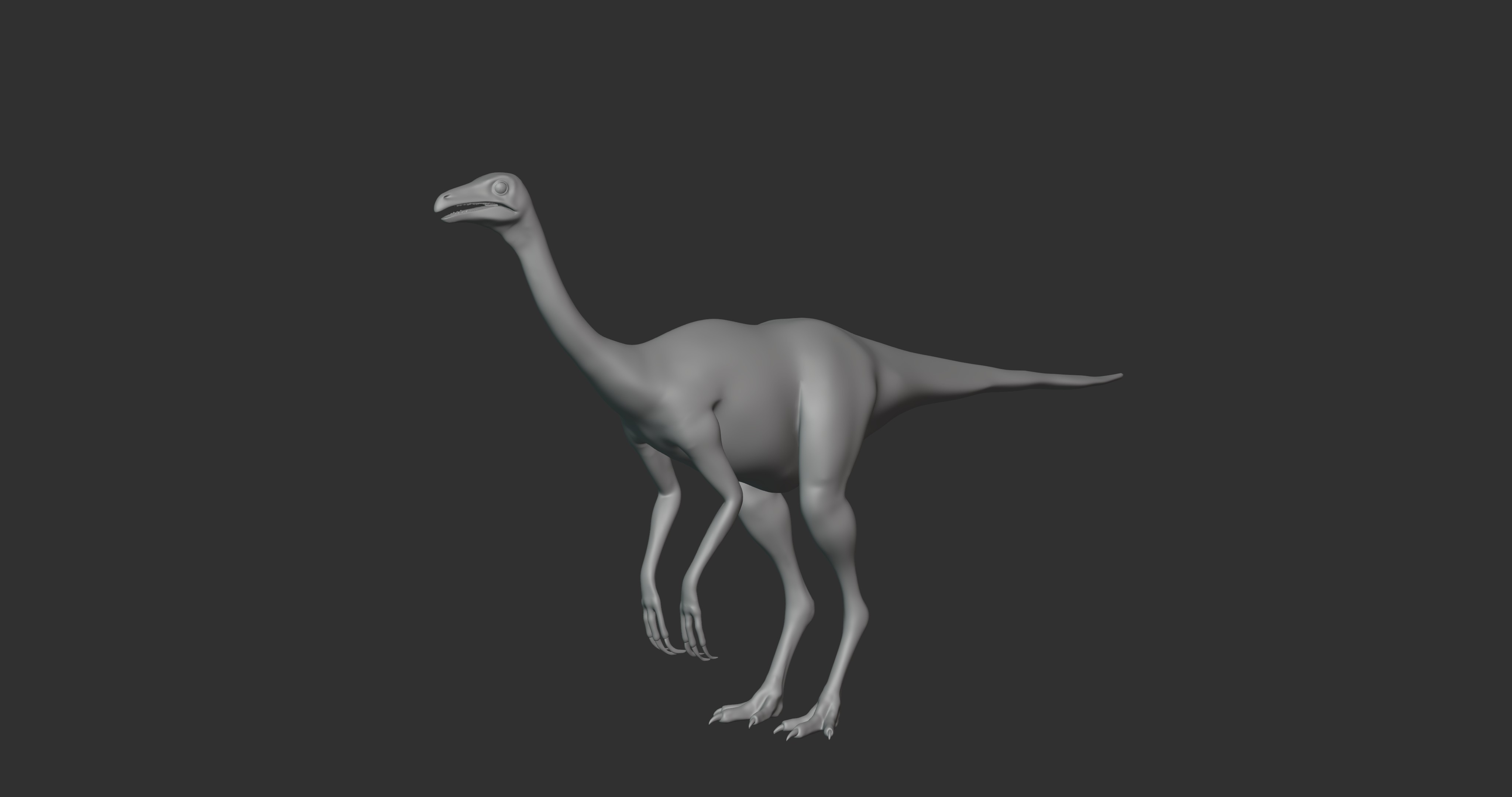 modelo 3d Beipiaosaurus Basemesh Low Poly - TurboSquid 2107961