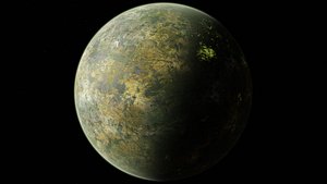 8K Alien Radioactive Planet 6 3D model