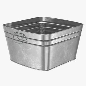 Galvanized Square Tub