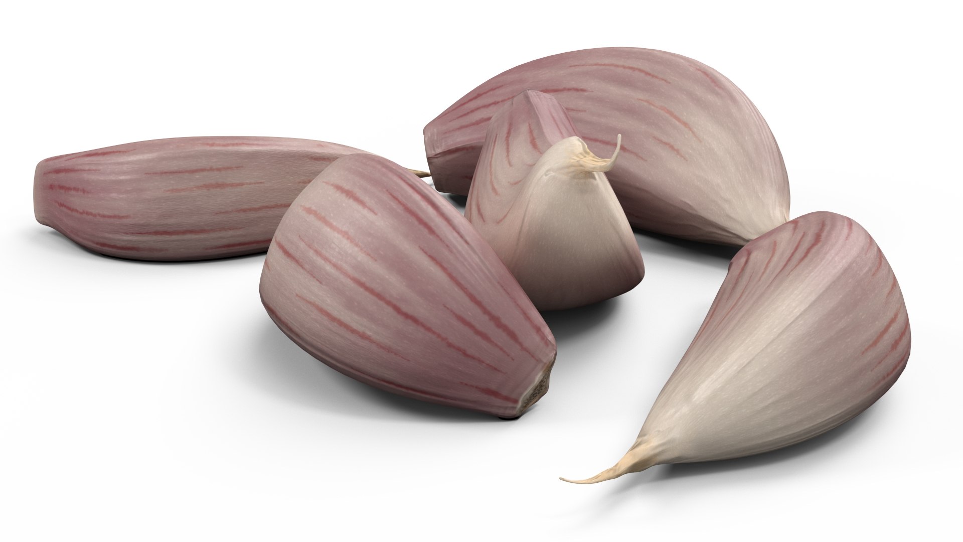 Five Garlic Cloves White 3D model https://p.turbosquid.com/ts-thumb/MQ/ZK0lLF/Jr/fivegarliccloveswhitemb3dmodel007/jpg/1709599137/1920x1080/fit_q87/85febb062886e5b6905d2d0c08c44f9db0174b79/fivegarliccloveswhitemb3dmodel007.jpg
