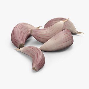 Five Garlic Cloves White