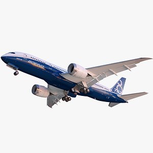 Boeing 787-8 Dreamliner Rigged