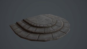 Low poly Stairs PBR