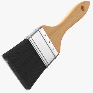 Black Hair Paint Brush