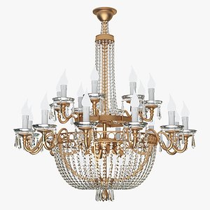 3d model of chandelier