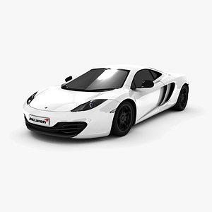 mclaren mp4-12c supercar 3d model