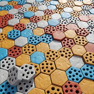 3D Paving decor n37a model