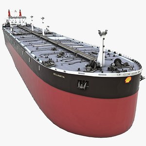 3d model shell tanker bellamya