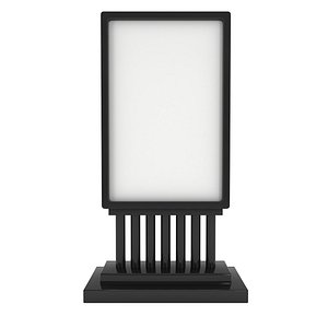 LCD Screen Stand. Blank Black Trade Show Booth