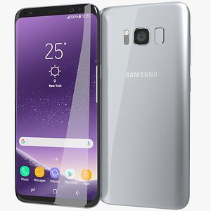 realistic samsung galaxy s8 3D model