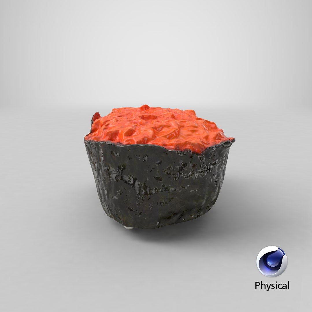 3D Tobiko Sushi https://p.turbosquid.com/ts-thumb/MQ/jYuDIb/Ky/stemcell_cinema_4d_physical_render/png/1688634967/1920x1080/fit_q87/d4b91d5c1bff8dc11a3525aa515bdaa556e1a10d/stemcell_cinema_4d_physical_render.jpg