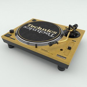 Technics SL-1200M7L Turntable Yellow 3D model