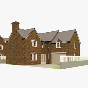 3D 4 houses