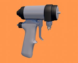 3D foam gun model