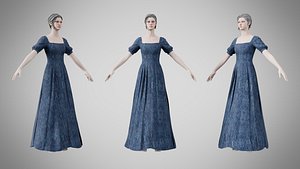 3D Dress 27 Digital Horizon Weave v2 model