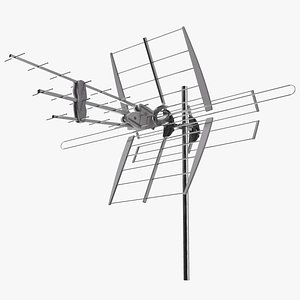 Vhf Antena 3d Model