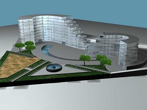 3d model of apartment complexes