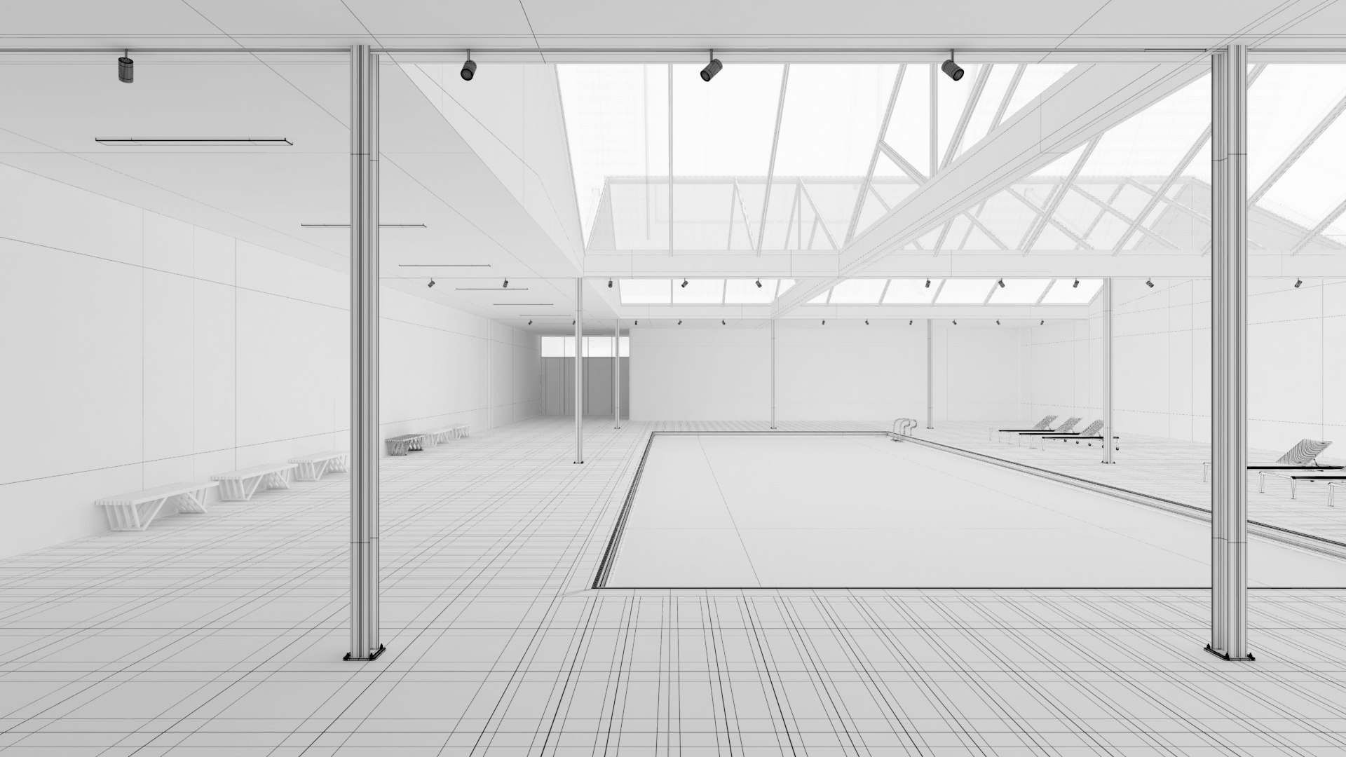 3D Swimming Pool Indoor 4 - TurboSquid 2258036