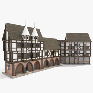 medieval building 3D