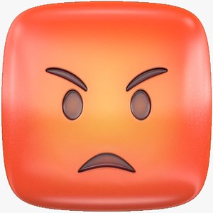 😑 Cute Angry 3D Face 😑 - Roblox