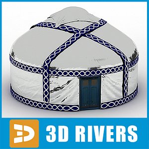 nomad tent home 3d model