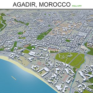 city area building 3D model