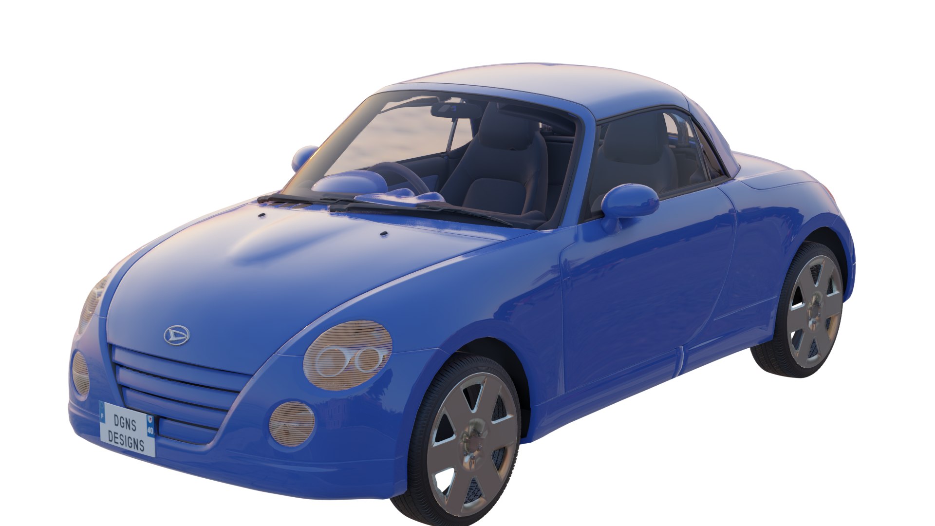 ★ COPEN Original Custom　　　　　　　【オリジナル限定Ⅰ】 ダイハツコペン3Dモデル - TurboSquid 1749180