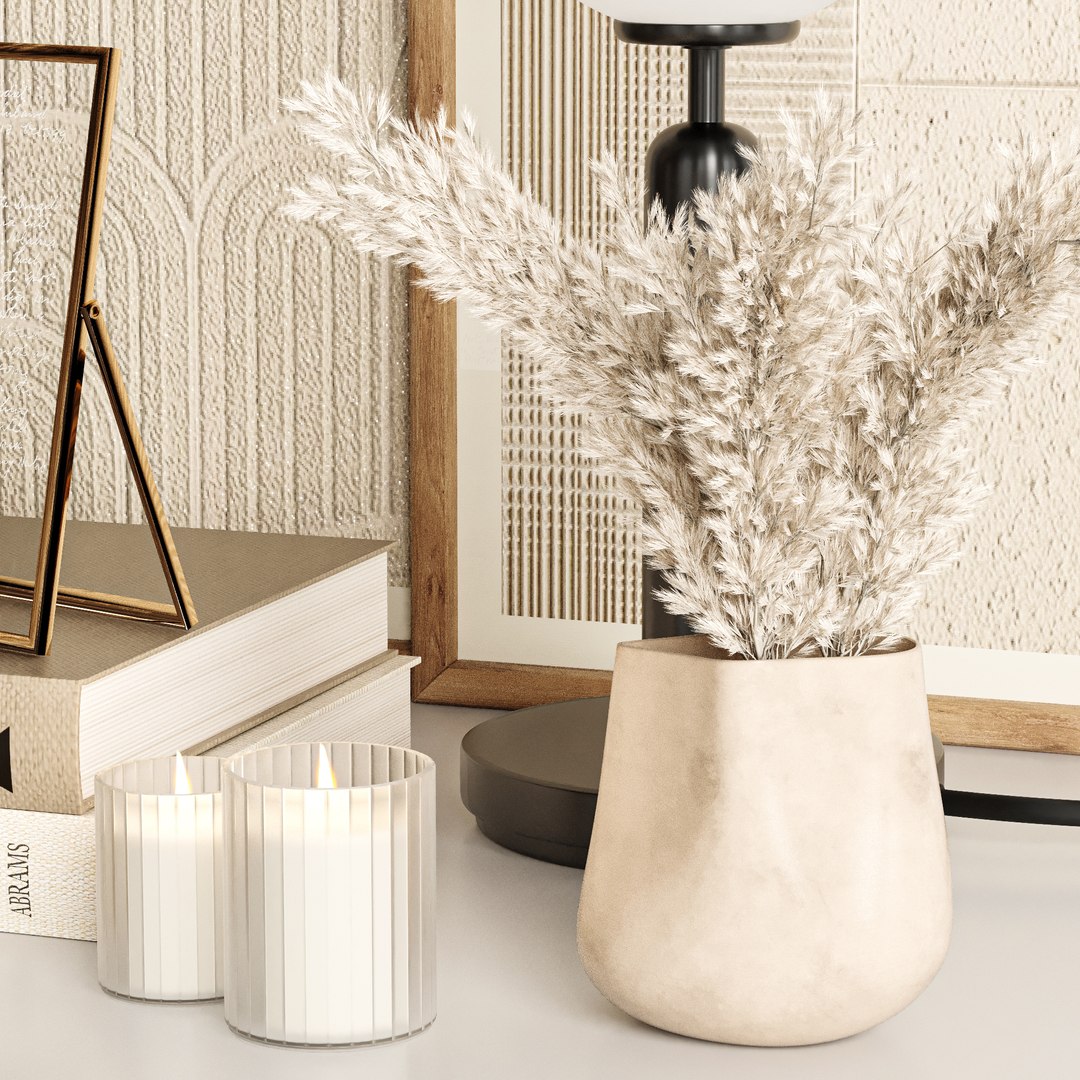 Decorative Set 01 Model - TurboSquid 1935369