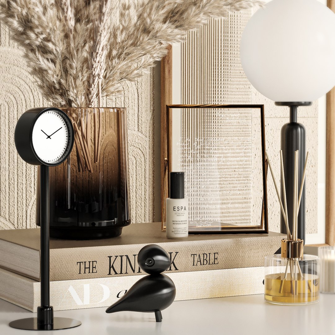 Decorative Set 01 Model - TurboSquid 1935369