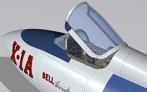 3ds bell x-1a x-1 aircraft